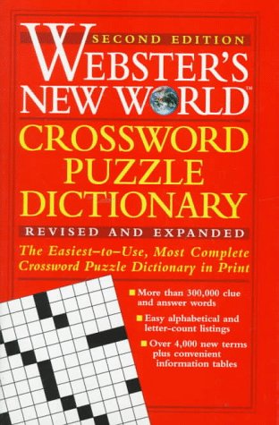 Stock image for Webster's New World Crossword Puzzle Dictionary for sale by ThriftBooks-Dallas