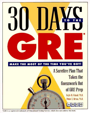 Beispielbild fr 30 Days to the Gre (30 Day Guides) zum Verkauf von Wonder Book