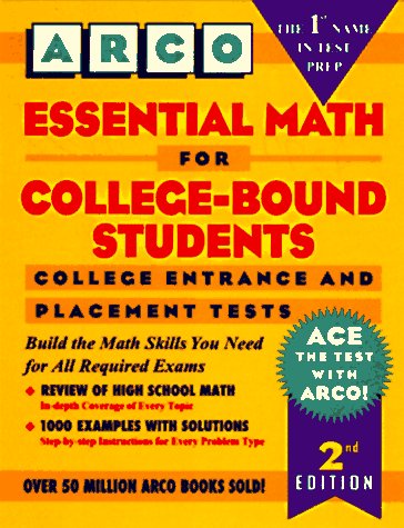 Stock image for Arco Essential Math for College-Bound Students for sale by HPB-Red