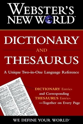 9780028613185: Webster's New World Dictionary & Thesaurus