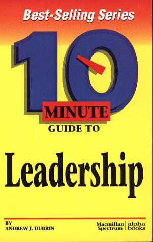 Beispielbild fr 10 Minute Guide to Leadership zum Verkauf von Better World Books