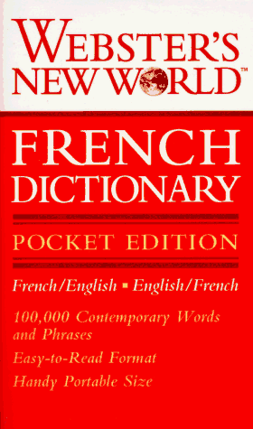 Stock image for Webster's New World French Dictionary : Pocket Edition for sale by Better World Books