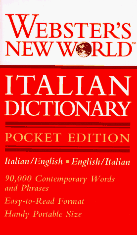 Beispielbild fr Webster's New World Italian Dictionary zum Verkauf von Wonder Book