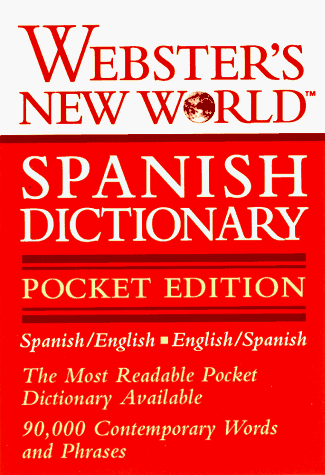 Imagen de archivo de Webster's New World Spanish Dictionary : Pocket Edition a la venta por Better World Books