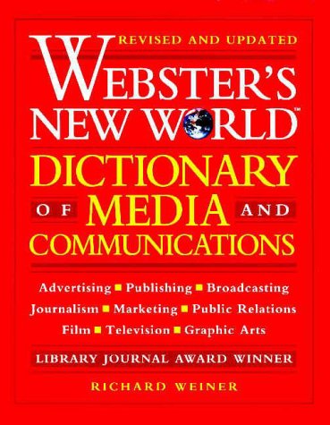 9780028614748: Webster's New Worldo Dictionary of Media and Commu Nications