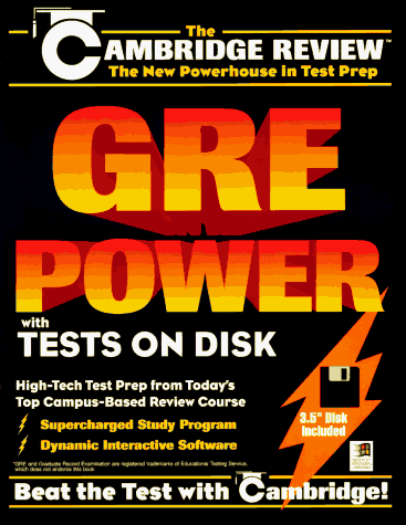 Gre Power With Tests on Disk: User's Manual (CAMBRIDGE REVIEW THE NEW POWERHOUSE IN TEST PREP) (9780028615172) by Cambridge