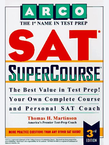 Arco Sat Supercourse With Tests on Disk (9780028615967) by Martinson, Thomas H.