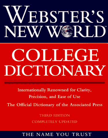 9780028616759: Webster'S New World College Dictionary Third Edition Sans Index: The Definitive Guide American English, Internationally Renowned for Clarity, Precision and Ease of Use