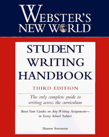 Imagen de archivo de Webster's New World Student Writing Handbook a la venta por BookHolders