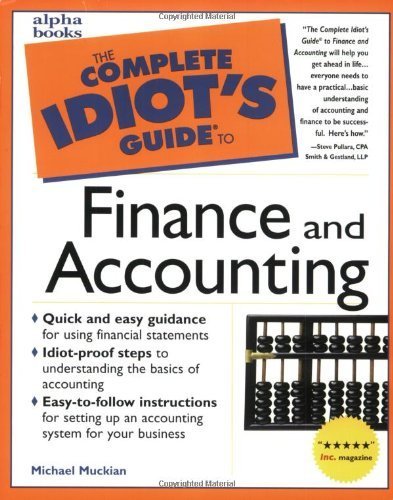 9780028617527: The Complete Idiot's Guide to Finance and Accounting