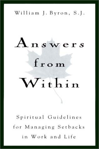 9780028617534: Answers From Within: Spiritual Guidelines for Managing Setbacks in Work and Life