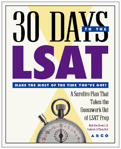 9780028618357: 30 Days to the Lsat