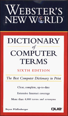 Beispielbild fr Webster's New World Dictionary of Computer Terms zum Verkauf von SecondSale