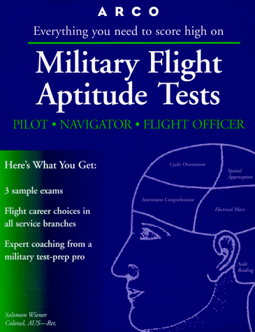 Stock image for Arco Military Flight Aptitude Tests: Everything You Need to Score High on for sale by ThriftBooks-Atlanta