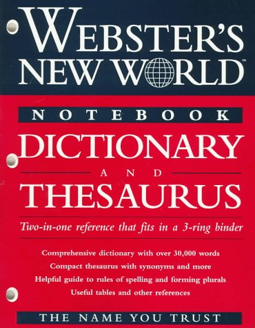 Stock image for Webster's New World Notebook and Thesaurus Dictionary for sale by Reliant Bookstore