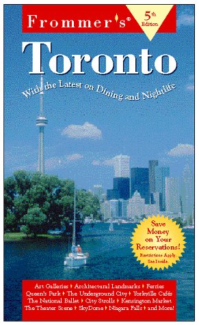 Beispielbild fr Frommer's Toronto (5th Ed) zum Verkauf von Wonder Book