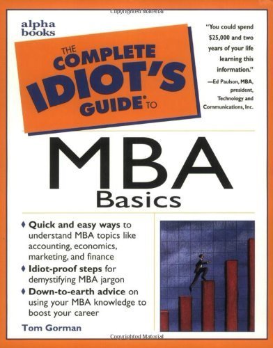 9780028621647: Cig To Mba Basics (Complete Idiot's Guide to)