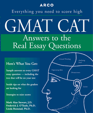 9780028622842: GMAT CAT: Answers to the Real Essay Questions