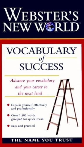 Beispielbild fr Webster's New World Vocabulary of Success zum Verkauf von Better World Books