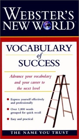 Stock image for Webster's New World Vocabulary of Success for sale by SecondSale
