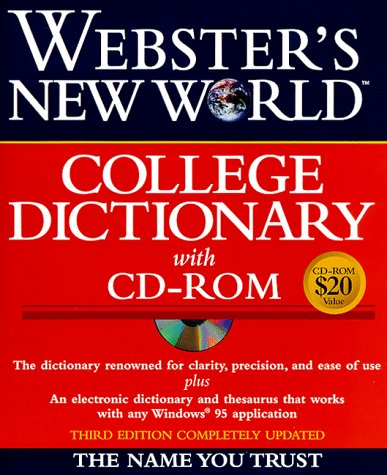 9780028623801: Webster's New World College Dictionary (with CD-ROM)