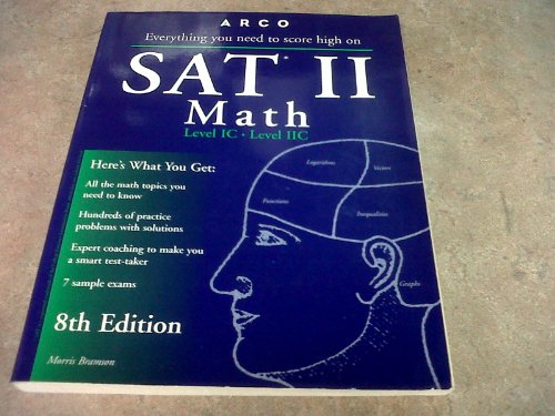 9780028624730: Arco Everything You Need to Score High on Sat II Math (8th ed)