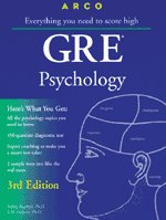 Beispielbild fr GRE Psychology zum Verkauf von Better World Books