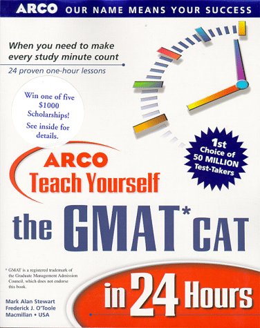 Beispielbild fr Arco's Teach Yourself to Beat the GMAT CAT in 24 Hours zum Verkauf von Better World Books