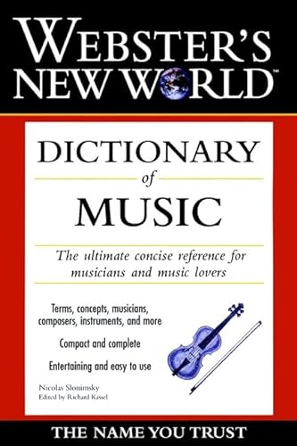 Beispielbild fr Webster's New World Dictionary of Music zum Verkauf von HPB-Red