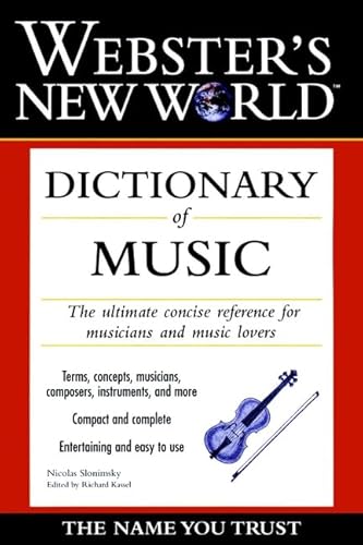 9780028627472: Webster′s New WorldTM Dictionary of Music: Baker's Abridged