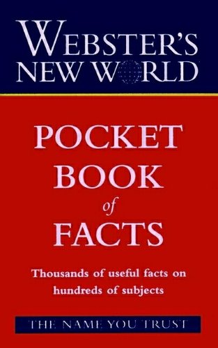 Beispielbild fr Webster's New World Pocket Book of Facts zum Verkauf von ThriftBooks-Atlanta