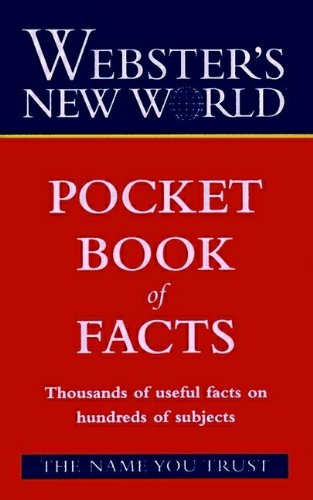 Imagen de archivo de Webster's New World Pocket Book of Facts a la venta por ThriftBooks-Atlanta