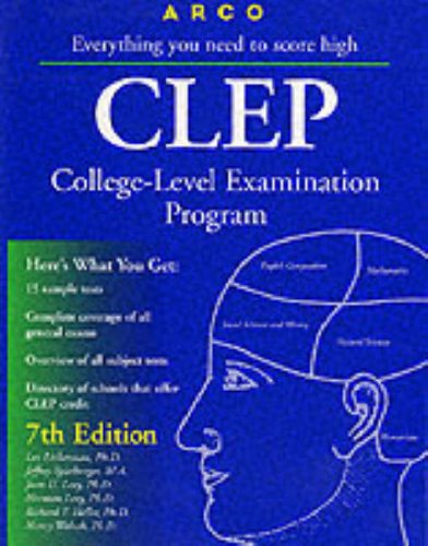 CLEP 7th Edition (9780028628066) by Speilberger, Jeffrey; Levy, Norman; Levy, Joan U.; Heller, Richard F.; Woloch, Nancy; Lieberman, Leo