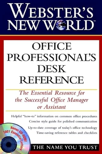9780028628837: Webster's New World Office Professional's Desk Reference