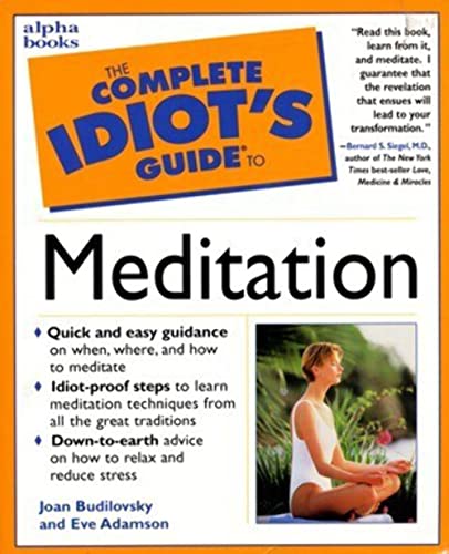 Imagen de archivo de The Complete Idiot's Guide to Meditation a la venta por BooksRun