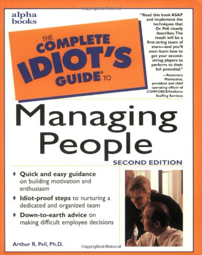 9780028629339: The Complete Idiot's Guide to Managing People