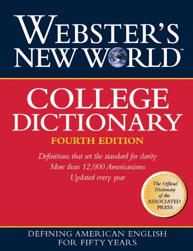 9780028631196: Webster's New World College Dictionary, (Cloth Plain Edged)