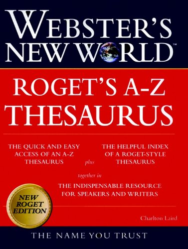 Imagen de archivo de Roget's A-Z Thesaurus a la venta por Better World Books