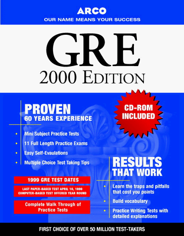 9780028632254: Arco Everything You Need to Score High on the Gre: 2000 Edition (MASTER THE GRE)