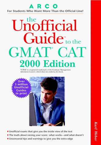 9780028632445: UG/The GMAT CAT (UNOFFICIAL GUIDE TO THE GMAT CAT)