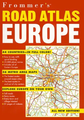 Frommer's Road Atlas Europe (9780028632735) by AA Publishing