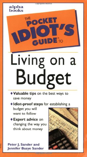 9780028633893: The Pocket Idiot's Guide to Living on a Budget