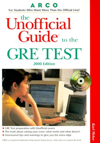 9780028634586: UG/The GRE W/CD-ROM 2000 Edition