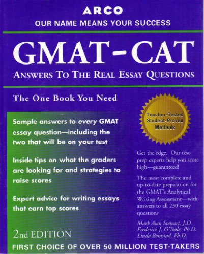 Stock image for GRE Cat Answers to Real Essay Questions for sale by ThriftBooks-Atlanta