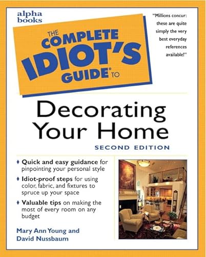 Imagen de archivo de The Complete Idiot's Guide to Decorating Your Home, Second Edition (2nd Edition) a la venta por SecondSale