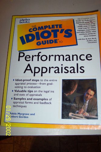 9780028639772: Complete Idiot's Guide to Performance Appraisals