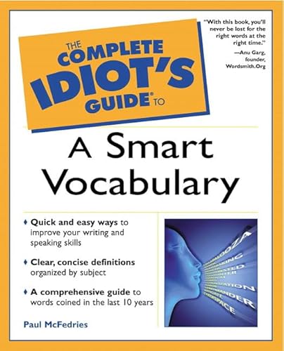 9780028639970: Complete Idiot's Guide to a Smart Vocabulary