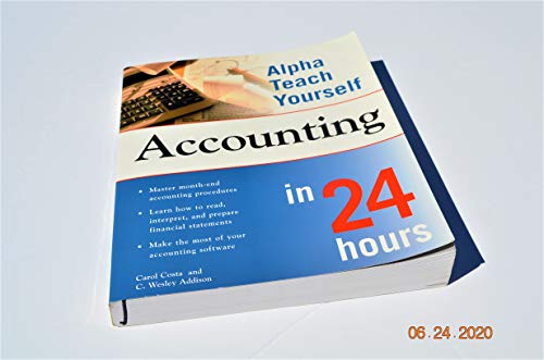 Stock image for Alpha Teach Yourself Accounting in 24 Hours for sale by Wonder Book