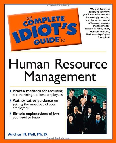 Imagen de archivo de The Complete Idiot's Guide(r) to Human Resource Management a la venta por SecondSale