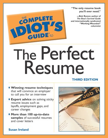 9780028644400: The Complete Idiot's Guide to the Perfect Resume
